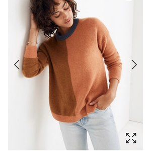 Westlake Colorblock Pullover Yarn Sweater